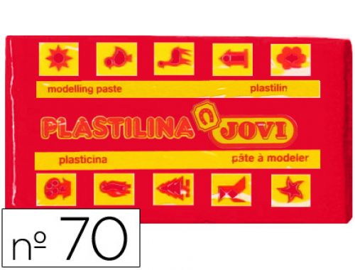 Plasticina jovi 70 50 gr vermelho , Jovi , 22122 , 8412027006910